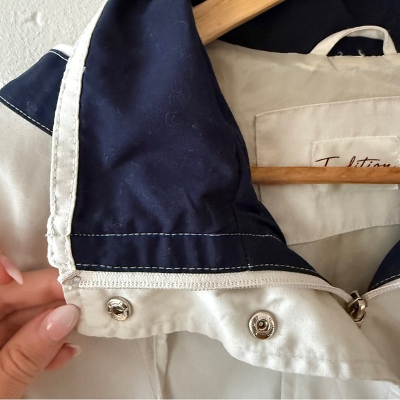 Cream Jacket with Navy Accents - Picture 5 of 11